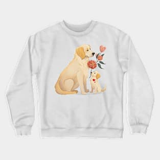 A Golden Gift of Love on Mother's Day Crewneck Sweatshirt